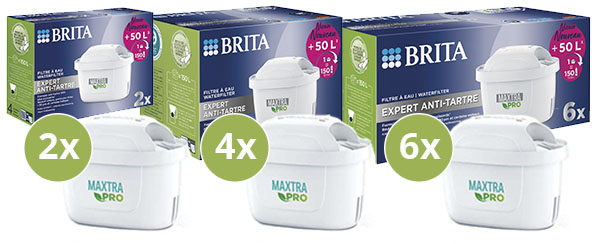 What are the differences between MAXTRA PRO and the previous MAXTRA+ water  filters? The MAXTRA PRO water filters are improved versions of the last, By BRITA Ireland