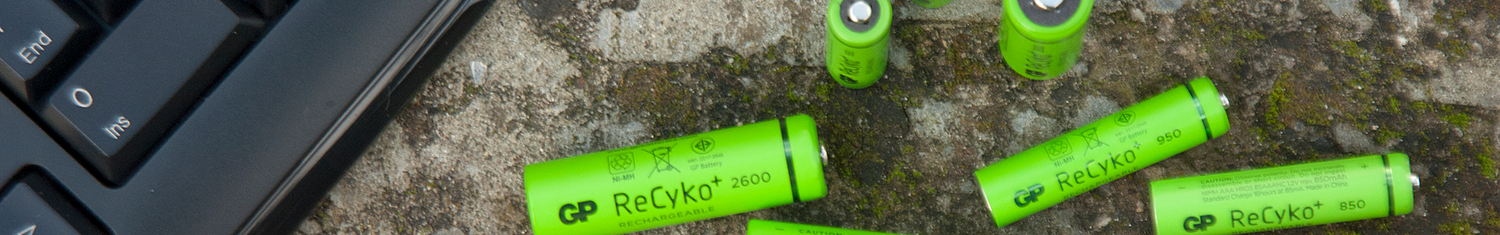 GP ReCyko rechargeable batteries